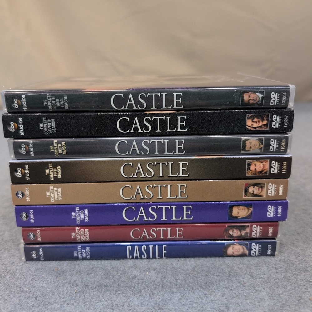 Castle The Complete Series Seasons 1-8 DVD Set ABC Studios Nathan Fillion‎